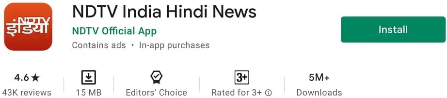 NDTV india hindi news