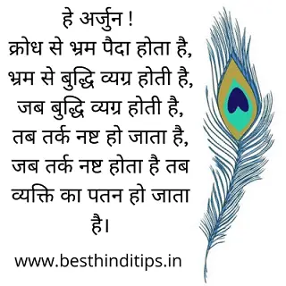 Bhagavad gita quotes on anger in hindi