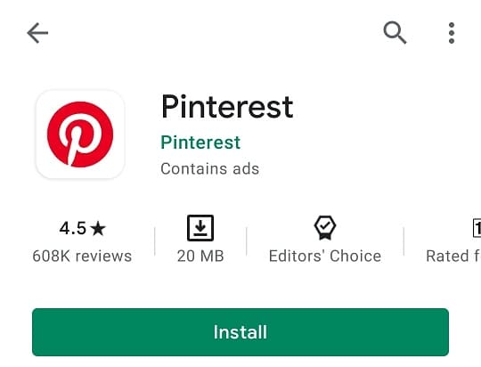 Pinterest app download kaise kare